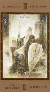 IV The Emperor (Labyrinth Tarot)
