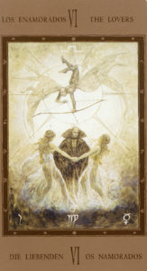 VI The Lovers (Labyrinth Tarot)