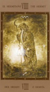 IX The Hermit (Labyrinth Tarot)
