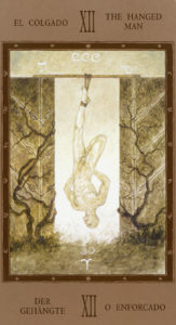 XII The Hanged Man (Labyrinth Tarot)