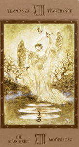 XIV Temperance (Labyrinth Tarot)