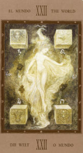 XXI The World (Labyrinth Tarot)
